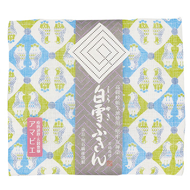 白雪友禅ふきん／白雪備長炭入りふきん | 暮らしのラブレターカタログ