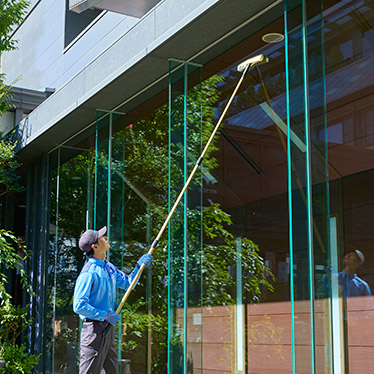 事業所用　ガラスクリーニング（2m以上の高所）